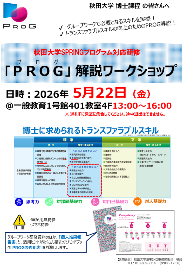 PROGテスト結果解説ワークショップ